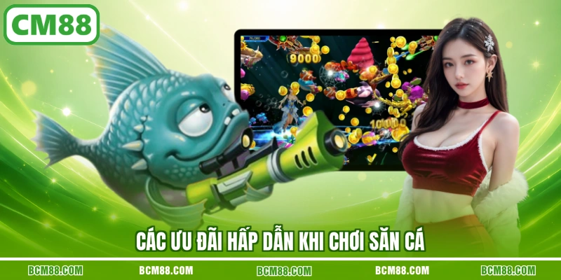 Các ưu đãi hấp dẫn khi chơi săn cá