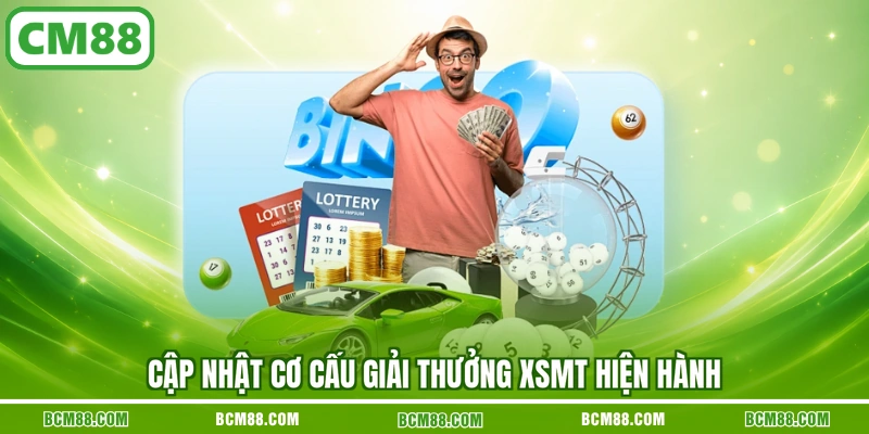 Cập nhật cơ cấu giải thưởng XSMT hiện hành