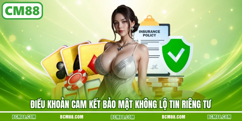 Điều khoản cam kết bảo mật không lộ tin riêng tư