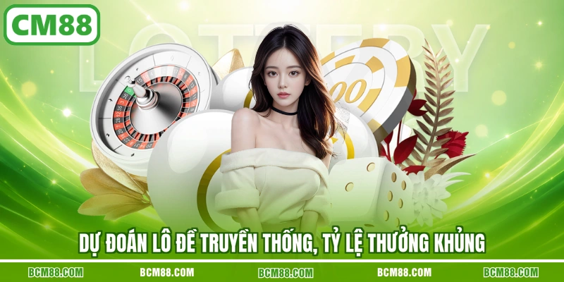 Dự đoán lô đề truyền thống, tỷ lệ thưởng khủng