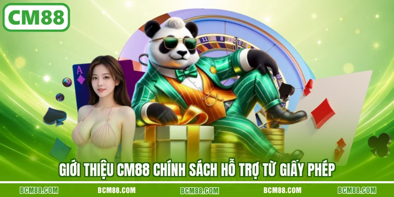 Giới thiệu CM88 chính sách hỗ trợ từ giấy phép