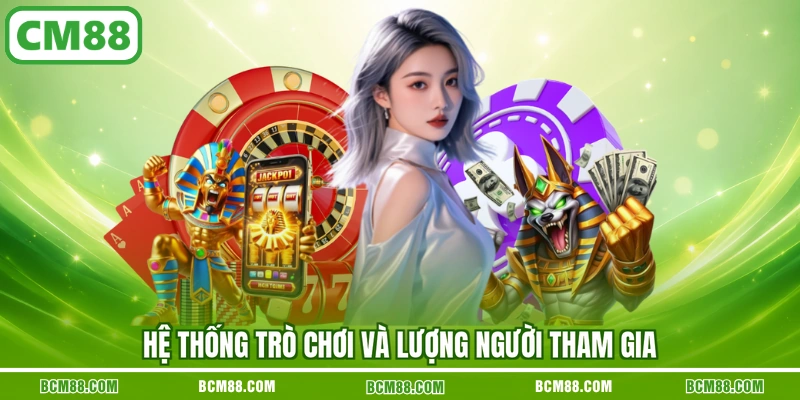 Hệ thống trò chơi và lượng người tham gia