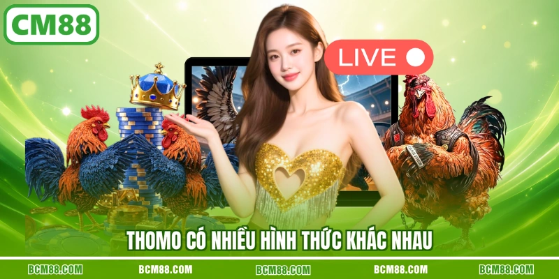 Thomo có nhiều hình thức khác nhau